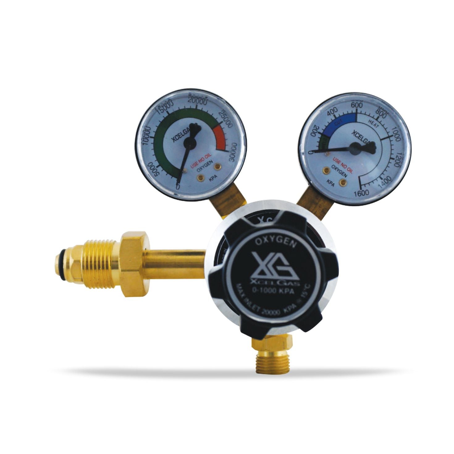 Xcel-Arc XCELGAS OXYGEN REGULATOR SIDE ENTRY