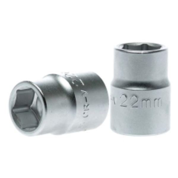 Teng 3/4in Dr. Socket 22mm 6Pnt