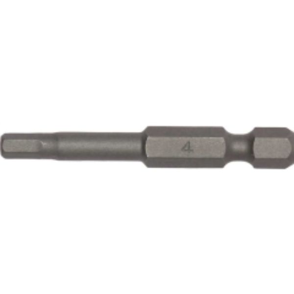 Teng 3pc 1/4in Hex 4mm Hex Bit x 50mm L