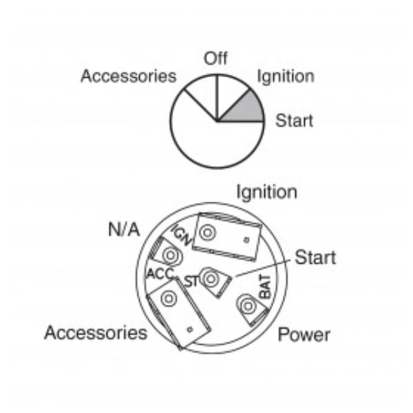 NARVA SWITCH IGNITION 4 POSITION INT