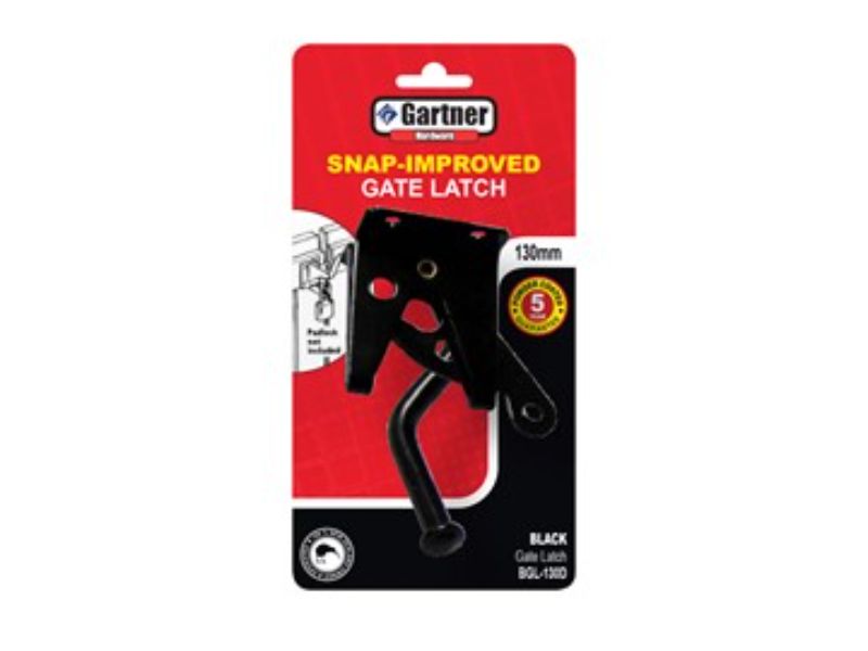 GARTNER GATE LATCH SNAP BLACK DP1