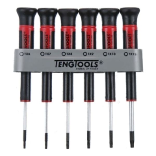 Teng 6pc MD Mini TX Screwdriver Set w/ Holder