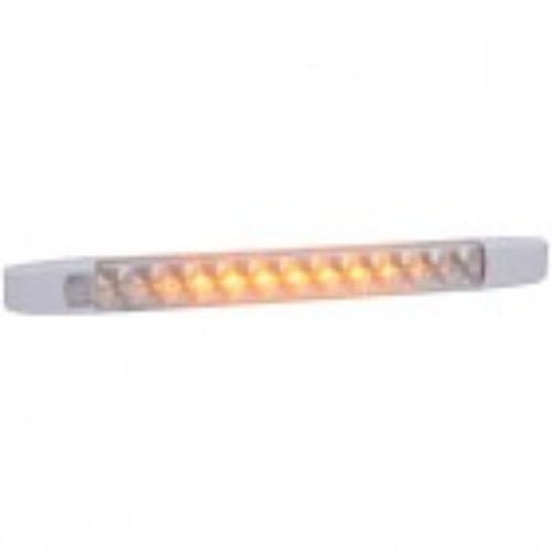 12V DUAL LED STRIP LAMP WHITE/AMBER BL