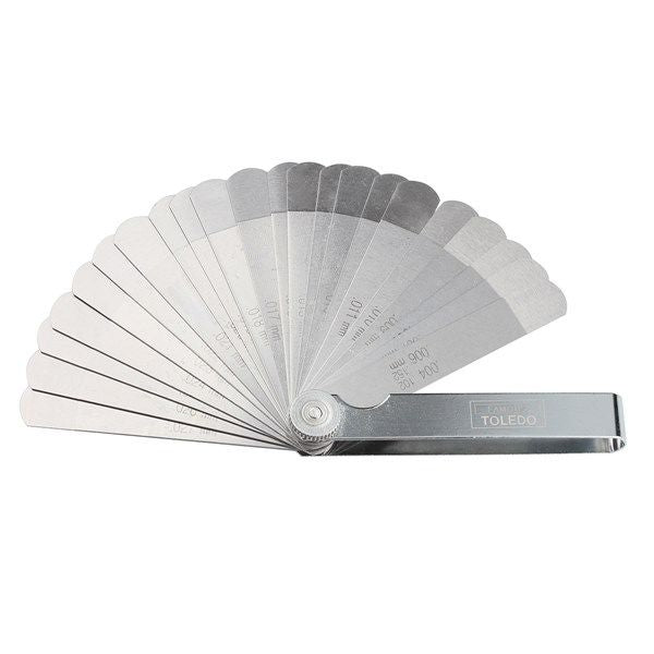 TOLEDO FEELER GAUGE 22 BLADE MET IMP