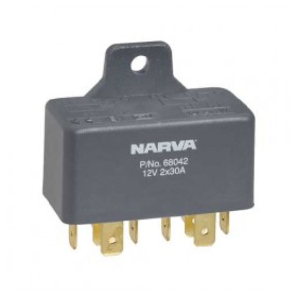 NARVA REPLAY 12V 30AMP X2 TWIN