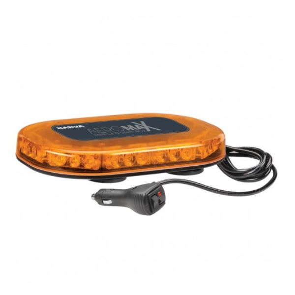 LIGHTBAR AEROMAX 12/24V LED MINI MAG AMB