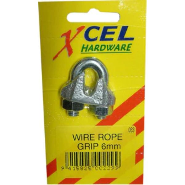 Wire Rope Grips Std Galv 3mm -1- 3mm -1-