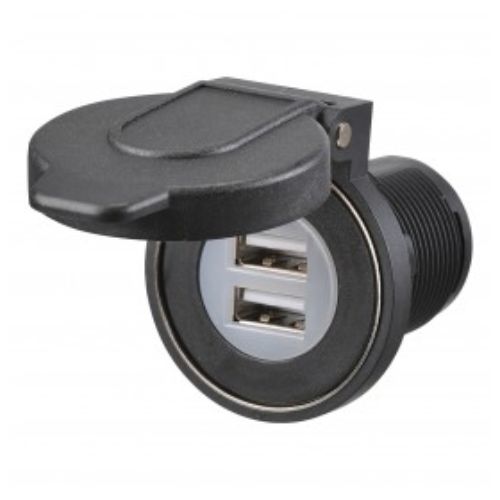 DUAL USB SOCKET HD DUST P/COVER