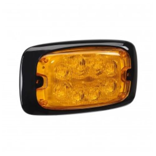 WARNING LIGHT 12/24V 8 LED AMBER