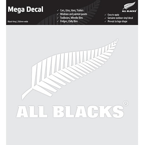 ALL BLACKS ALL BLACKS PRECUT WHITE MEGA DECAL