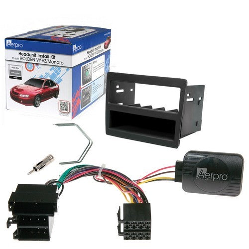 FACIA INSTALL KIT S/DIN BLACK FOR VY/VZ 70 FP9046K