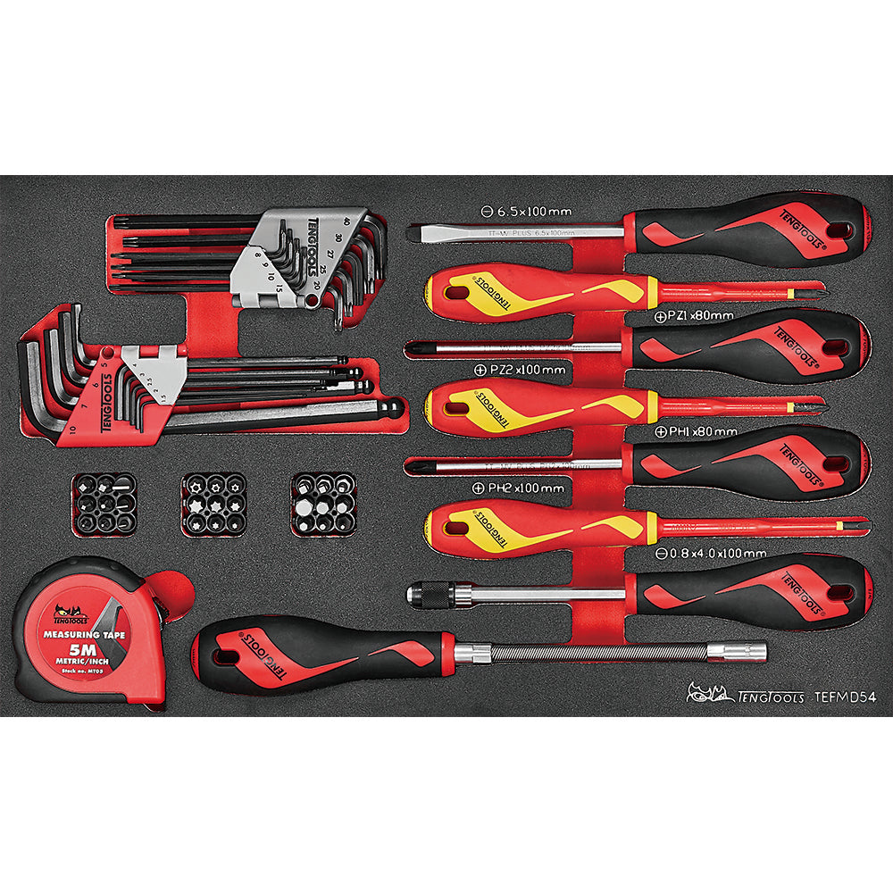 Teng 54pc Screwdriver Set EVA