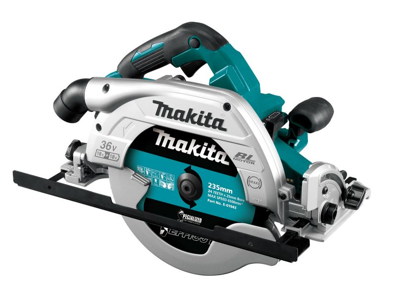 MAKITA 18Vx2 BL RAIL CIRC SAW 235mm