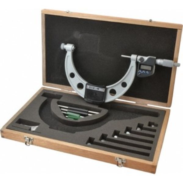 Mitutoyo Digimatic Outside Micrometer Set 0-6IN /150mm Interchangeable Anvil Type