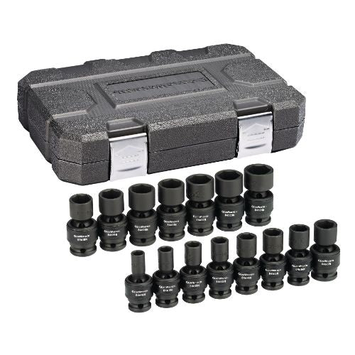 GEARWRENCH SET SKT IMP UNV MET 1/2DR 15PC