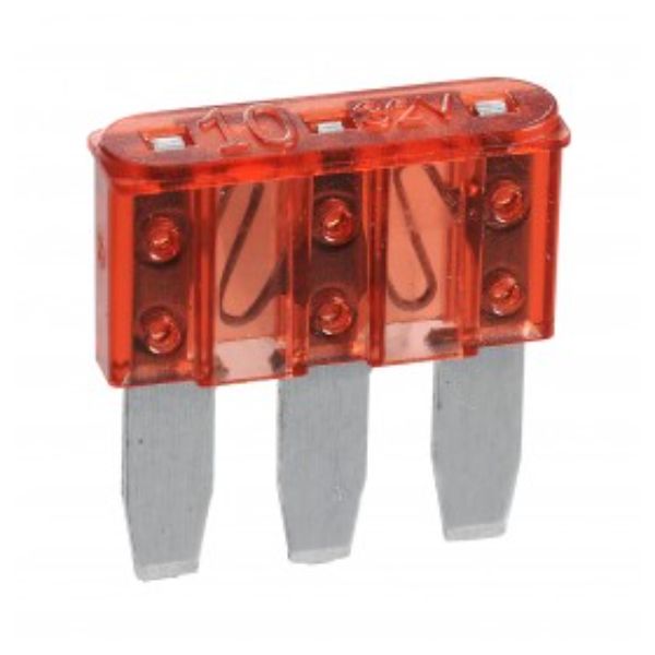 MICRO 3 BLADE FUSE 10 AMP BOX OF 25