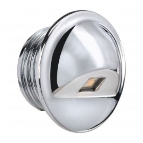 12/24V CHROME STEP LIGHT COOL WHITE