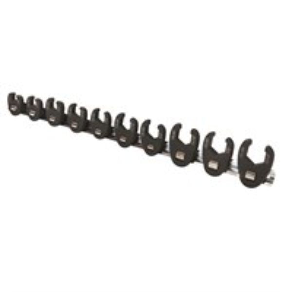 TOLEDO CROWF00T WRENCH SET FLARED SAE 3/8-15/16in 10PC