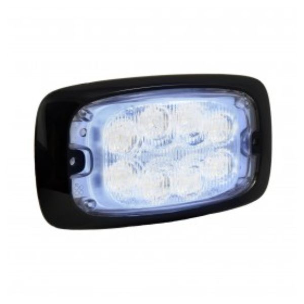 WARNING LIGHT 12/24V 8 LED WHITE