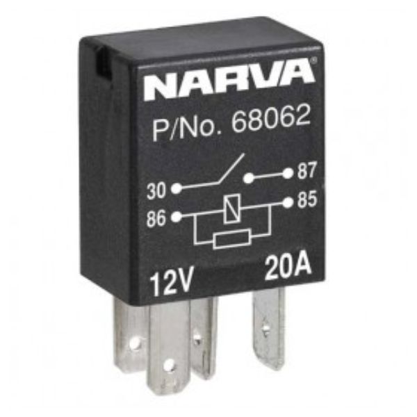 NARVA RELAY MICRO 24V 4PIN 10AMP