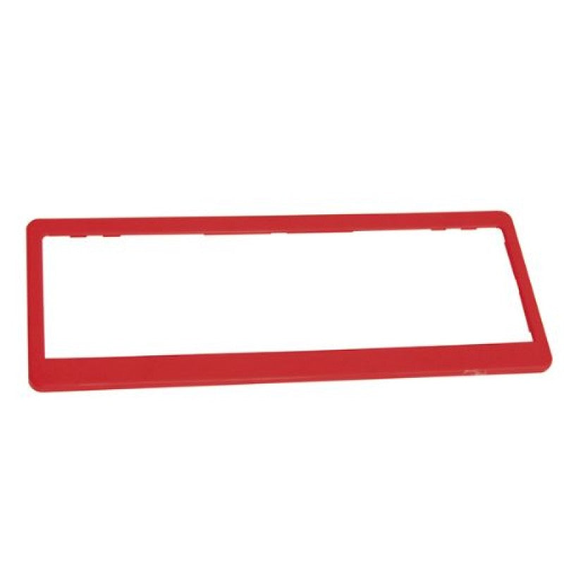 WILDCAT RED NUMBER PLATE FRAME PAIR