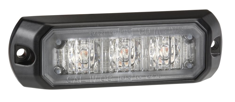 NARVA WARNING LIGHT 12/24V 3 LED AMBER