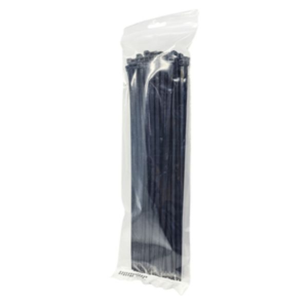 Tolsen Cable Tie 300mm x 4.8mm 100 Pack Black IP10