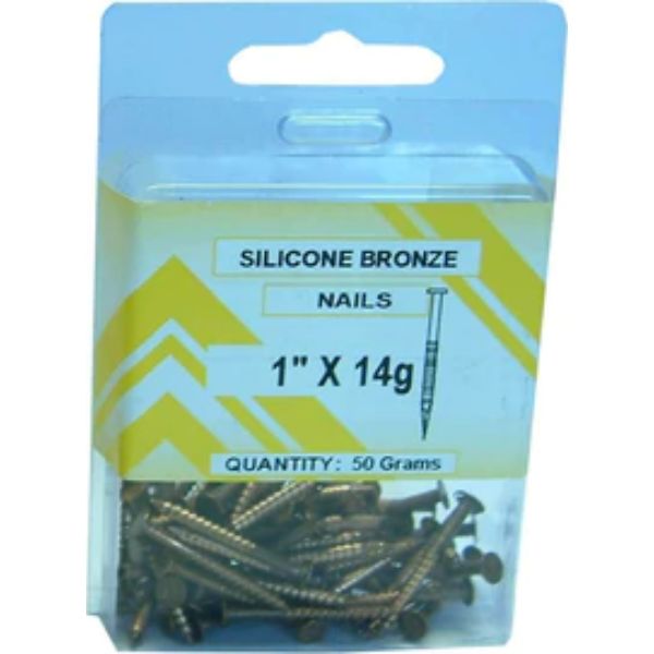 Diy Nails Silicone Bronze 50Gram 1 1/2In X 12G 1-1/2 X 12