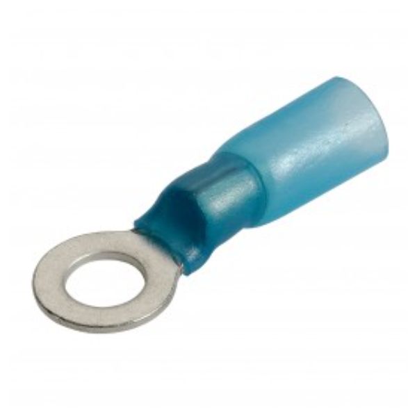 NARVA H/SHRINK RING TERMINAL BLUE