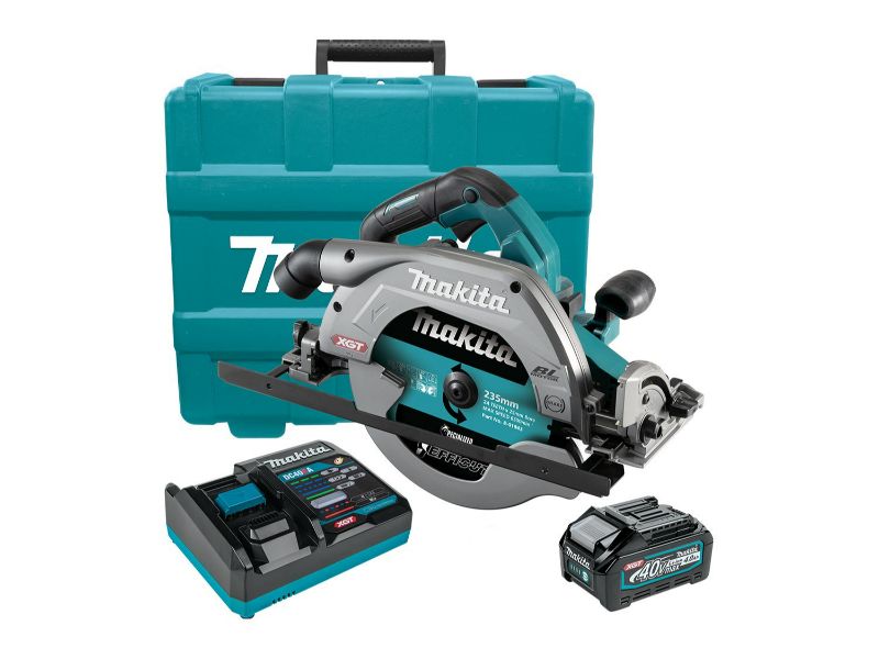 MAKITA 40Vmax XGT Brushless AWS* 235mm (9-1/4 in ) Rail Circular Saw KIT