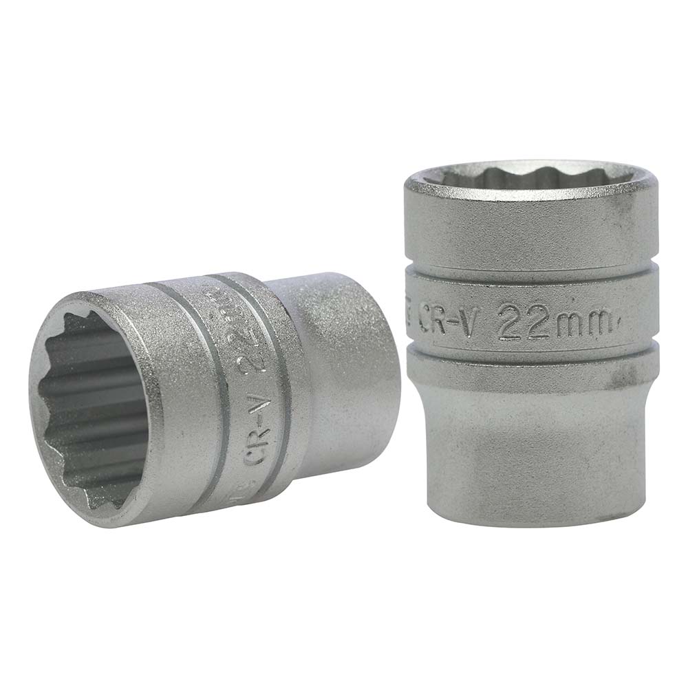 Teng 1/2in Dr. Socket 22mm 12Pnt