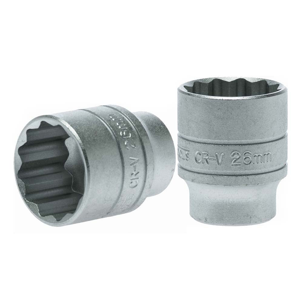 Teng 1/2in Dr. Socket 26mm 12Pnt