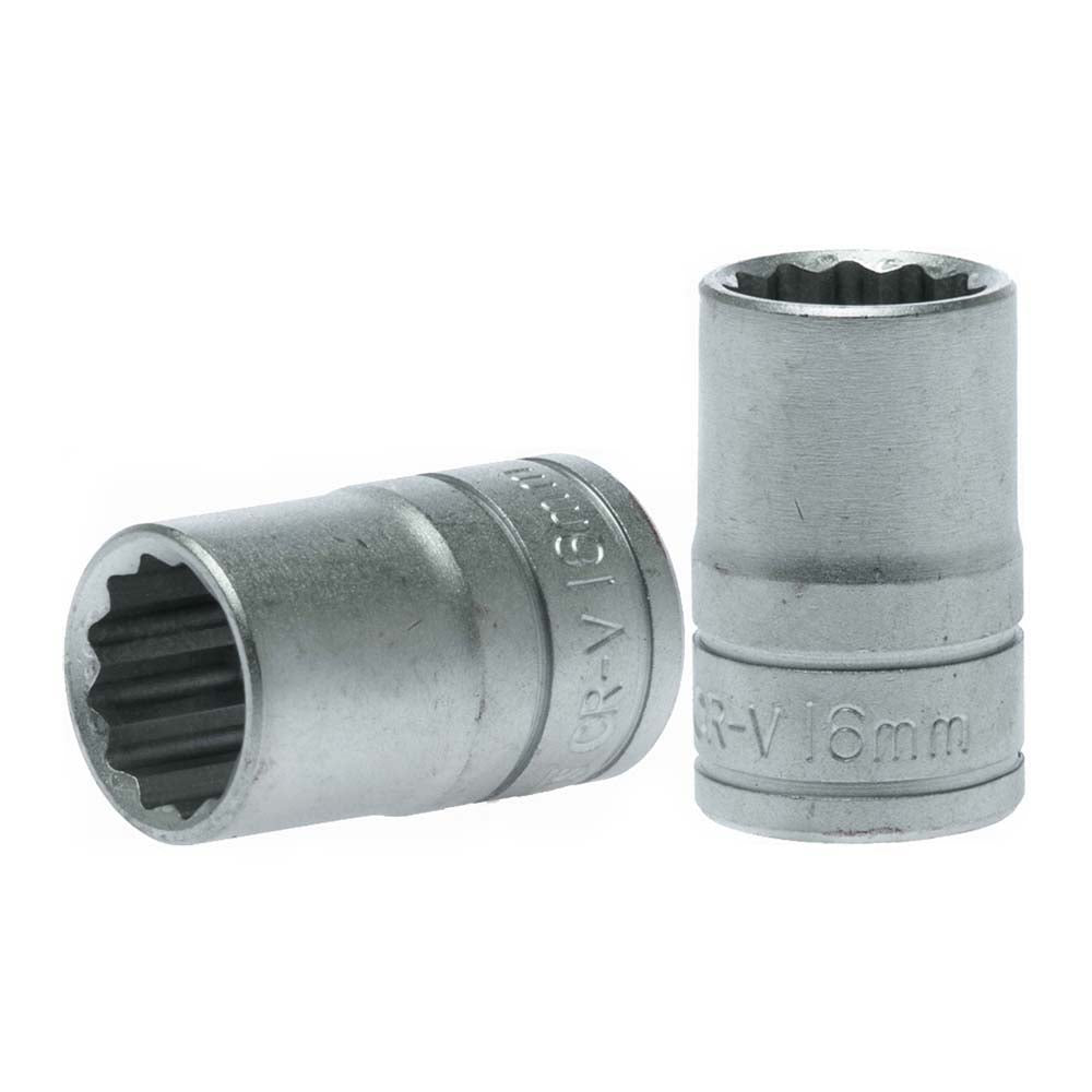 Teng 1/2in Dr. Socket 16mm 12Pnt