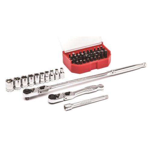 GEARWRENCH SLIM HEAD RATCHET SET 45PC