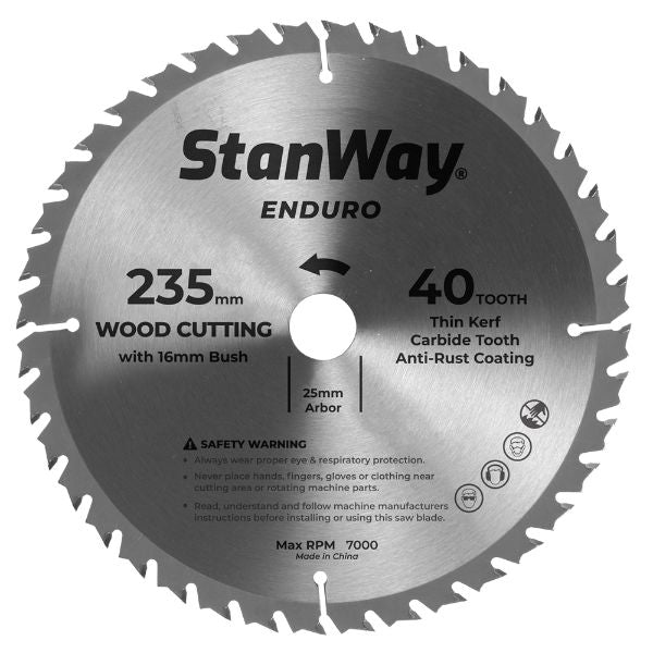 #235X40T 16-25Mm Enduro Sawblade