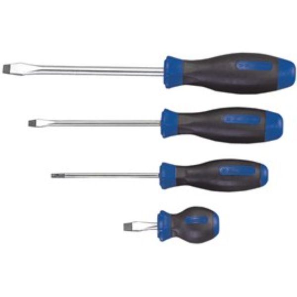 KING TONY SLOTTED SCREWDRIVER 5.5MM X 125MM HANG SELL DISPLAY