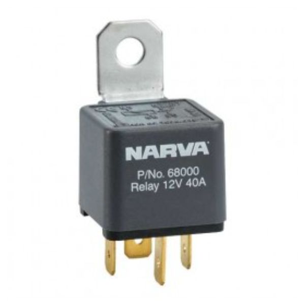 NARVA RELAY 12V 4PIN 50A RESISTOR