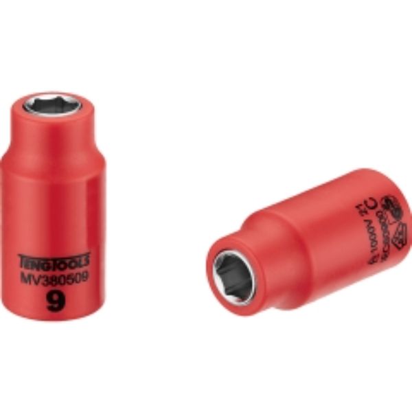 Teng 1000V VDE 3/8in Dr. Insulated Socket 9mm