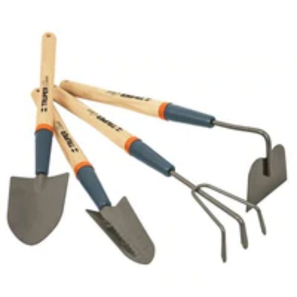 Garden Hand Tool Set Long Handles 4-Pce Truper