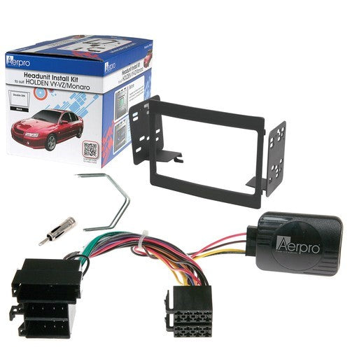 FACIA INSTALL KIT D/DIN BLACK FOR VY/VZ 70 FP9056K