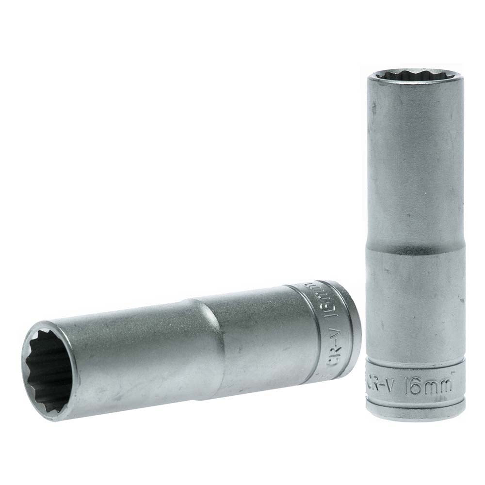 Teng 1/2in Dr. Deep Socket 16mm 12Pnt