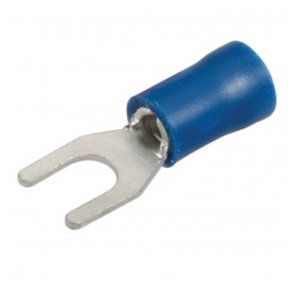 NARVA TERMINAL SPADE BLUE 4.3MM