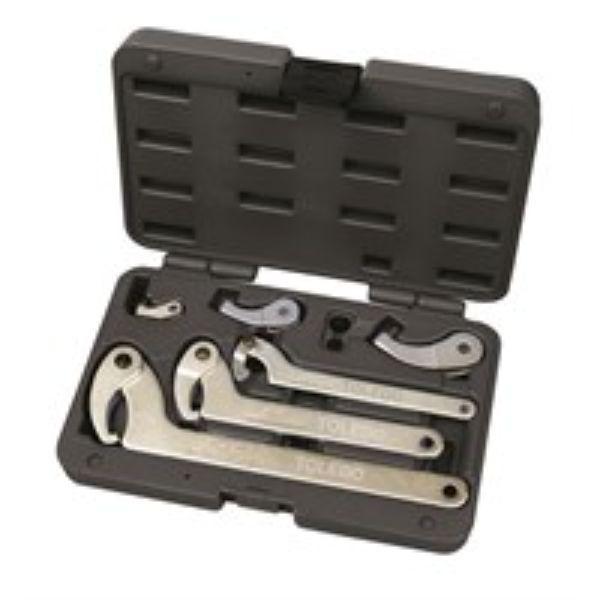 TOLEDO ADJUSTABLE C-HOOK WRENCH SET 8PC