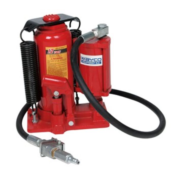 Wayco Air / Hydraulic Bottle Jack 12.0 Ton Min HT 260mm, Total HT 510mm, Lift 170mm, Adjustment 80mm