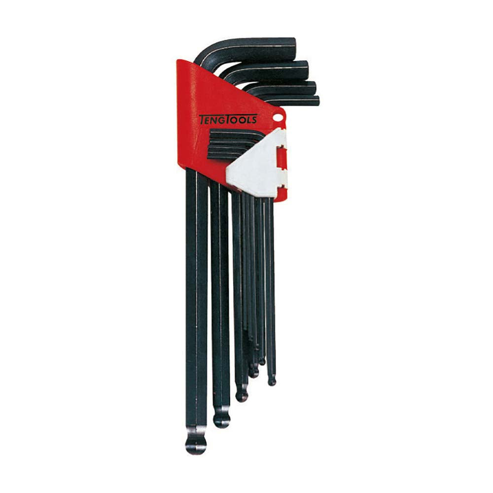 Teng 9pc Ball-End Metric Hex Key Set - 1.5-10.0mm