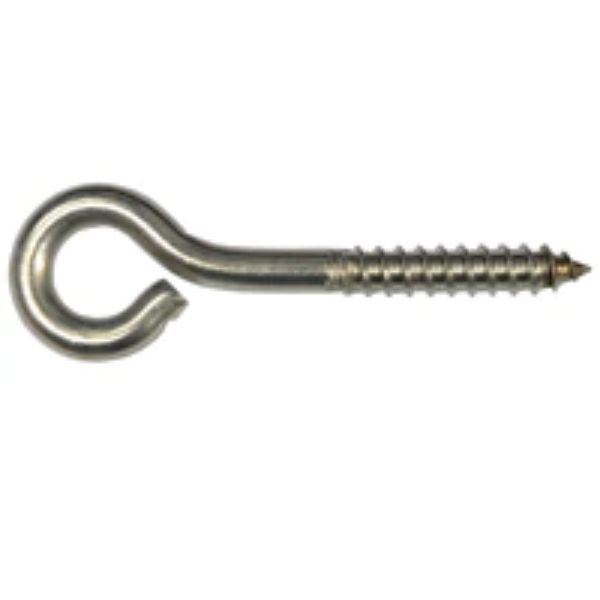 Screw Eyes -Lag Thread- 1104Ss 6 X 5/16In 6 Ea
