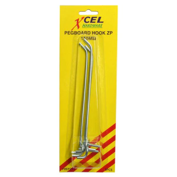 Hooks Pegboard - C.P. 150mm -3- 150mm -3-