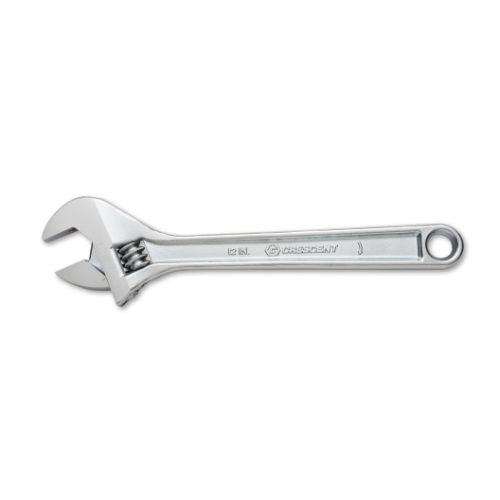 CRESCENT ADJUSTABLE WRENCH 12 INCH CHROME CARDED