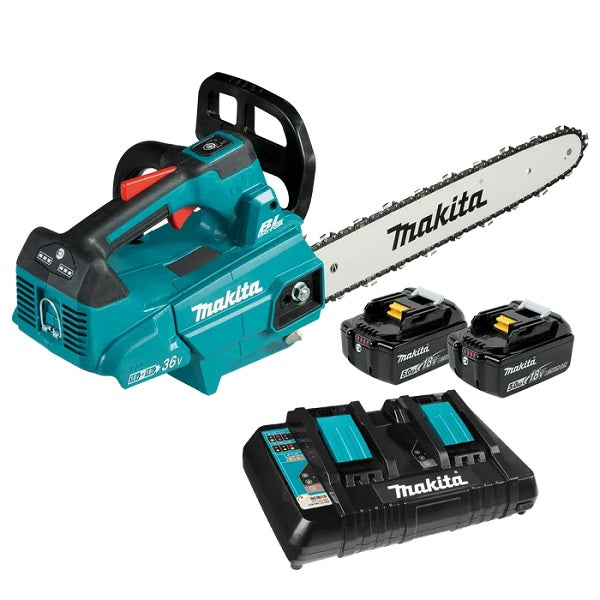 Makita 18Vx2 BL CHAINSAW Top 14 5Ah