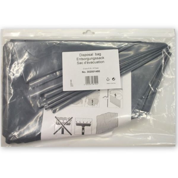 ATTIX 7 & 9 PLASTIC DISPOSAL BAGS 5 PCES